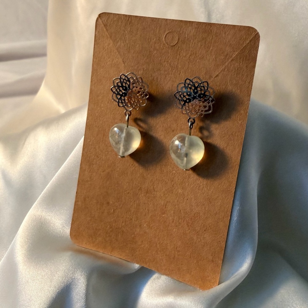 Hand Crafted Heart Shaped Drops